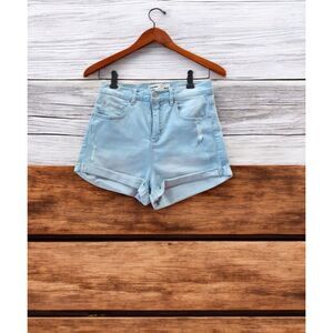 GARAGED Destressed Retro High Waist Shorts Size 5